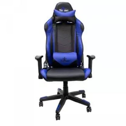 Imagen de QIAN - SILLA GAMER CADIRA YEYIAN AZUL NEGRO RECLINABLE 4D