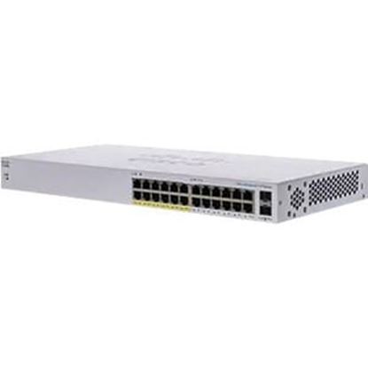 Imagen de CISCO - CBS110 UNMANAGED 24-PORT GE PA RTIAL POE 2X1G SFP SHARED