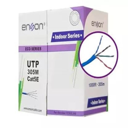 Imagen de BELDEN - CABLE UTP CAT5E ENSON SERIE EC O 305 MTS COLOR AZUL