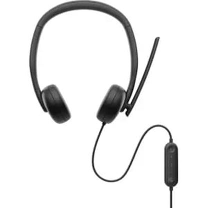 Imagen de DELL - HEADSET STEREO ALAMBRICOS WH302 USBA NEGRO 3YW