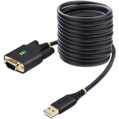 Imagen de STARTECH - CABLE ADAPTADOR USB A SERIAL 3M RETENCION COM RS232