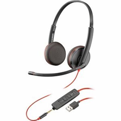 Imagen de HEWLETT PACKARD - HP POLY BLACKWIRE 3225 STEREO USB-A HEADSET (BULK)