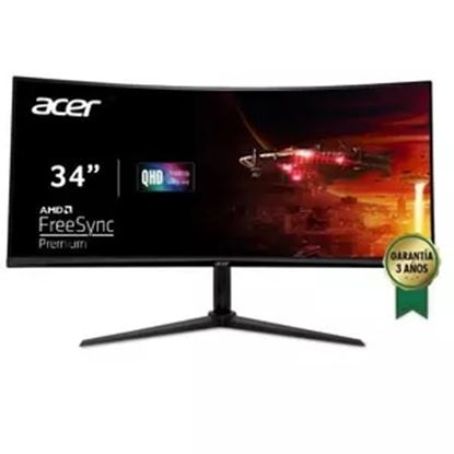 Imagen de ACER - MONITOR CURVO NITRO XZ342CU V3 34 UHD 3440X1440 VA HDMI:344