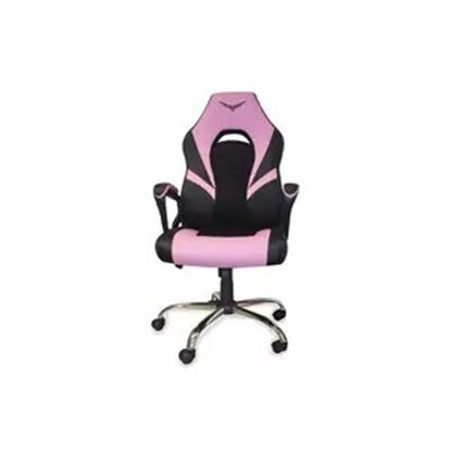 Imagen de NACEB - SILLA GAMER NACEB TITAN ROSA 12 0KG DESCANSA BRAZOS ACOJINADOS