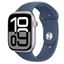 Imagen de APPLE - APPLE WATCH SERIES 10 GPS + CEL LULAR 46MM SILVER ALUMINIUM CASE WI