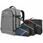 Imagen de IC - MOCHILA BACKPACK ROME 17.3 GRI S CON TRES ESTUCHES