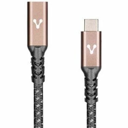Imagen de PAQ. C/3 - VORAGO - CABLE EXTENSION VORAGO CAB-127 TIPO C HEMBRA-TIPO C MACHO 1 METRO