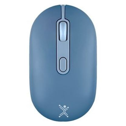 Imagen de PAQ. C/2 - PERFECT CHOICE - MOUSE RECARGABLE 2.4GHZ MAS BT CLIC SILENCIOSO COLOR AZUL