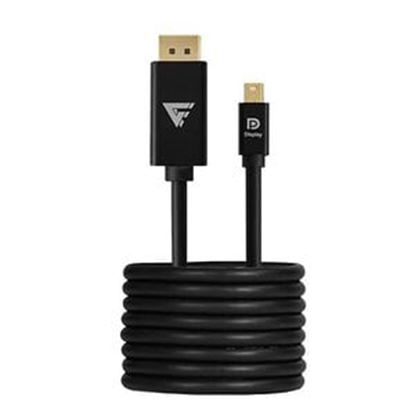 Imagen de PAQ. C/2 - VORAGO - CABLE GAME FACTOR MDTD400 MINI DISPLAY PORT A DISPLAY PORT 4K 2 MT