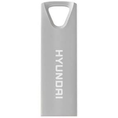 Imagen de PAQ. C/5 - SEAGATE - MEMORIA USB HYUNDAI 16GB PLATA BRAVO 2.0 METALICA DELUXE GRIS