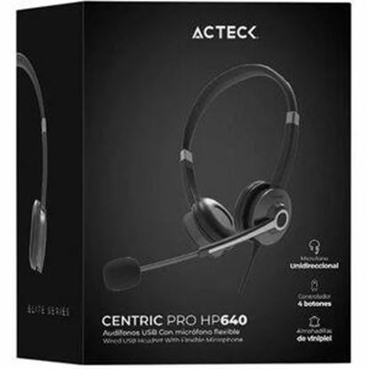 Imagen de OTROS - AUDFONOS ACTECK PARA NEGOCIOS CENTRIC PRO HN640 / ON EAR PARA CAL