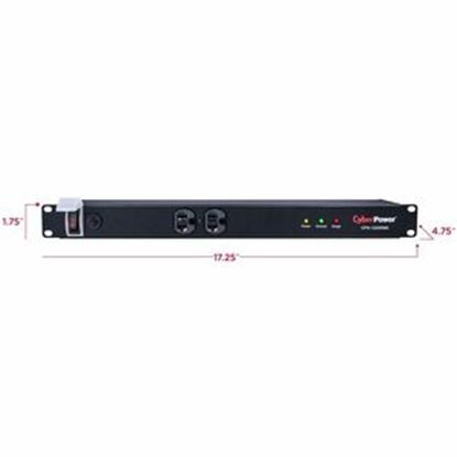 Imagen de CYBER POWER - PROTECTOR CONTRA SOBRETENSIONES 20A 120V 1800J (12) NEMA 5-1