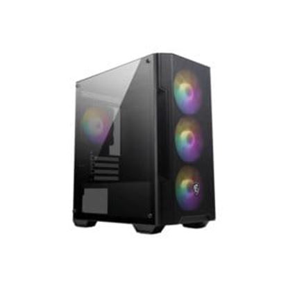 Imagen de HEWLETT PACKARD - GABINETE MSI MAG FORGE M100A NEGRO MICRO TORRE MATX 4 FAN RGB