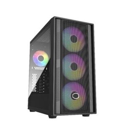 Imagen de HEWLETT PACKARD - GABINETE COOLER MASTERBOX 600 ARGB EATX BACK CONNEC/NEGRO
