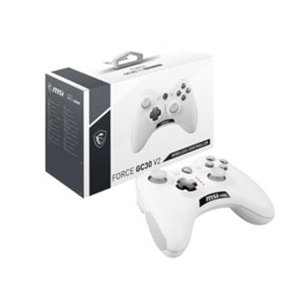Imagen de HEWLETT PACKARD - CONTROL MSI ROG FORCE GC30 V2 B LANCO WIFI/USB/BATERIA LI-ON