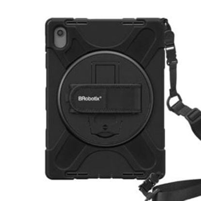 Imagen de DATA COMPONENTS - BROBOTIX FUNDA DE USO RUDO CON CORREA Y GIRO 360 PARA LENOVO TAB