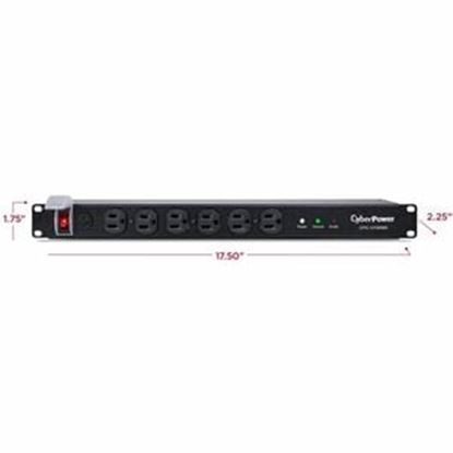 Imagen de CYBER POWER - PROTECTOR CONTRA SOBRETENSIONES 15A 120V 1800J (12) NEMA 5-1