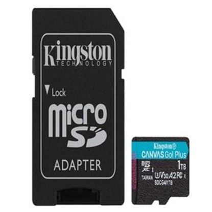 Imagen de KINGSTON - KINGSTON MEMORIA 1TB MICROSDXC CANVAS GO PLUS A2 U3 V30 CARD ADAPT