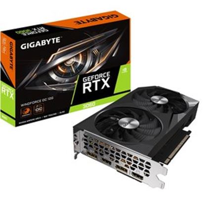 Imagen de OTROS - TARJETA DE VIDEO GIGABYTE RTX 3060 WINDFORCE OC 12G GDDR6 PCIE 4