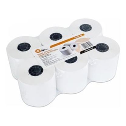 Imagen de QIAN - QIAN PAPEL TERMICO ROLLOS 57MM MM X 60MM 6 PIEZAS COLOR BLANCO