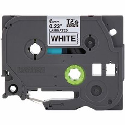Imagen de BROTHER - CINTA NEGRO SOBRE BLANCO 6MM X 8M