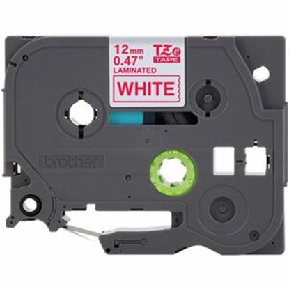 Imagen de BROTHER - CINTA ROJO SOBRE BLANCO 12MM X 8M