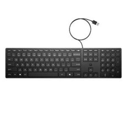 Imagen de HEWLETT PACKARD - TECLADO ALAMBRICO HP 320K CON CABLE USB-A 3 BOTONES 1200PPP NEGRO