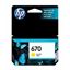 HEWLETT PACKARD - TINTA AMARILLA HP 670 CZ116AL