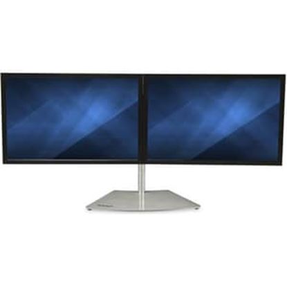 Imagen de STARTECH - BASE SOPORTE PARA 2 MONITORES DE HASTA 24IN-COLOR PLATA