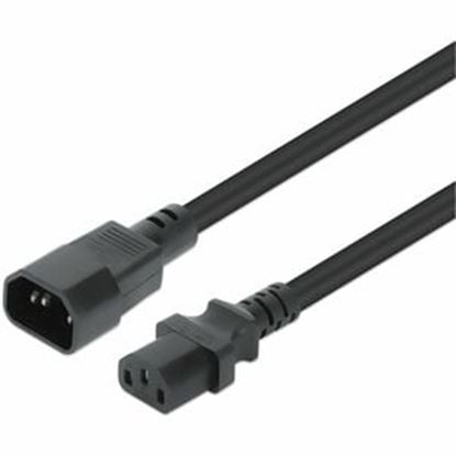 Imagen de PAQ. C/2 - IC - CABLE DE EXTENSIN DE ALIMENTAC PDU C13 A C14 SERVIDOR MONITOR 3M