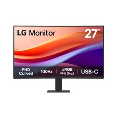 Imagen de LG - MONITOR LG 27IN CURVO FHD 100 HZ USB-C