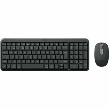 Imagen de LOGITECH - KIT TECLADO Y MOUSE LOGITECH MK MK250 GRAPHITE COMPACTO BT 10 MTS