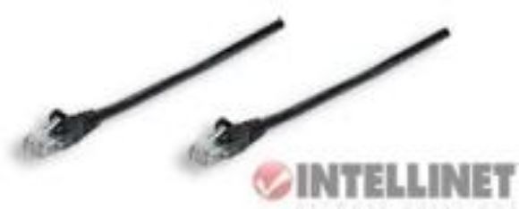 Imagen de PAQ. C/5 - INTELLINET - CABLE PATCH  2.0M( 7.0F) CAT 5E UTP NEGR                              