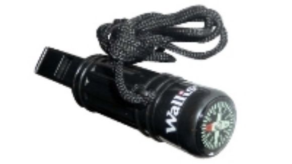 Imagen de PAQ. C/2 - WALLIS - BRÚJULA SCOUT, SILBATO, COMPARTIMIENTO PARA CERILLOS, PEDERNAL Y CORDÓN PARA COLGAR, BLÍSTER