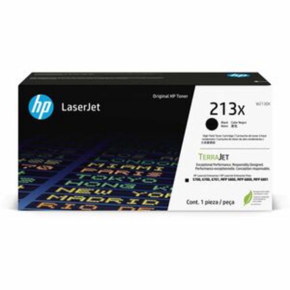 Imagen de HEWLETT PACKARD - HP 213X BLK ORIGINAL LASERJET TONER CRTG