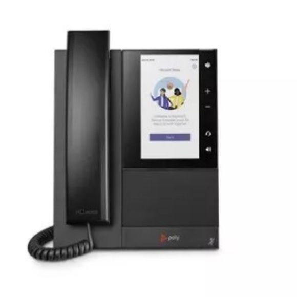 Imagen de HEWLETT PACKARD - HP POLY CCX 505 BUSINESS MEDIA PHONE FOR MICROSOFT TEAMS AND POE