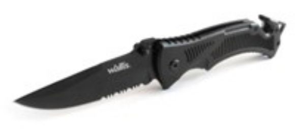 Imagen de WALLIS - NAV.C/MANGO NEG SOS. C/PUNTA R. VIDRIOS, F. CORTADOR, T. DE CABLES, H.LISA-SIERRA,  8.5 CM, CLIP