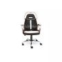 Imagen de NACEB - SILLA GAMER NACEB 0910 WARHAMME R NEGRO/BLANC 120KG DESCANSA BRAZOS