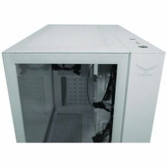 Imagen de NACEB - NACEB WHITE NOVA RGB ATX GAMER CABINET S/N POWER SUPPLY 3 FANS