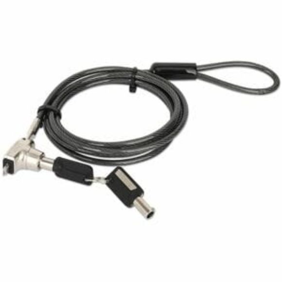 Imagen de IC - CANDADO LAPTOP NANO LLAVE 1.5M GRIS