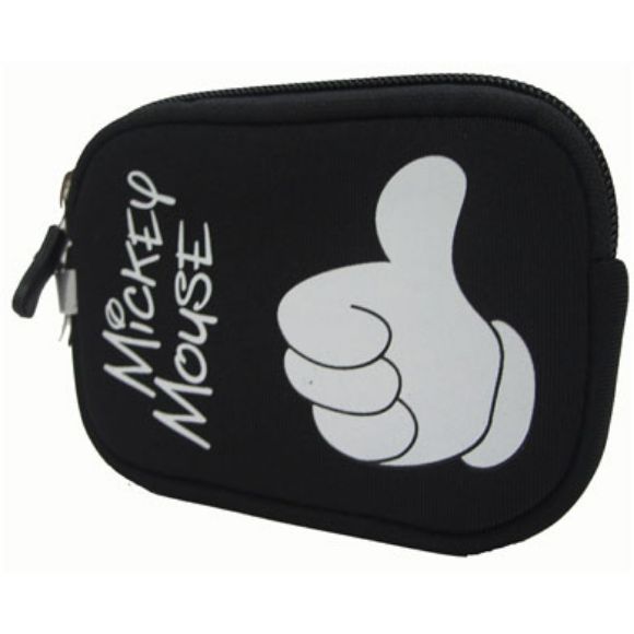 Imagen de PAQ. C/2 - DTC - GENÉRICO - FUNDA CÁMARA DIGITAL MICKEY SLIM NEGRA