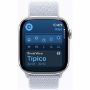 Imagen de APPLE - APPLE WATCH SERIES 10 GPS 42MM SILVER ALUMINIUM CASE WITH BLUE CLO