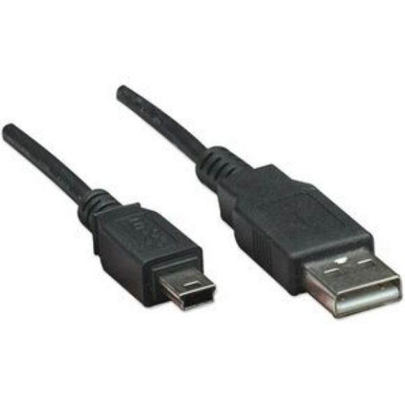 Imagen de PAQ. C/3 - IC - CABLE USB V2.0 A-MINI B 3.0M NEGRO
