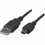 Imagen de PAQ. C/3 - IC - CABLE USB V2.0 A-MINI B 3.0M NEGRO