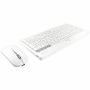 Imagen de PERFECT CHOICE - KIT TECLADO 2.4 GHZ BT RECARGABLE ZEBRARY - BLANCO