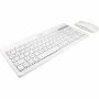Imagen de PERFECT CHOICE - KIT TECLADO 2.4 GHZ BT RECARGABLE ZEBRARY - BLANCO