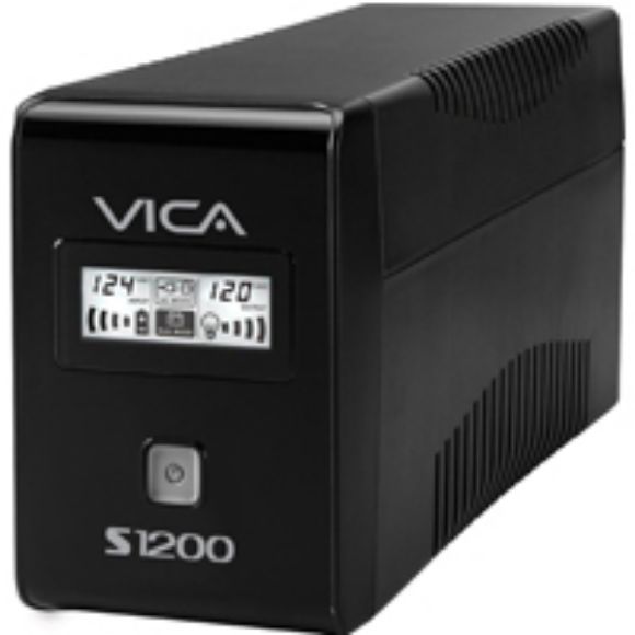 Imagen de VICA - VICA S1200 NOBREAK 1200VA/600W PANTALLA LCD 10 TOMAS SW MONITOREO