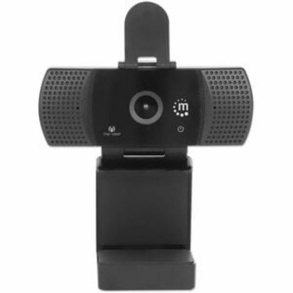 Imagen de IC - CAMARA WEB FULL HD USB ROTACION 360 NEGRA