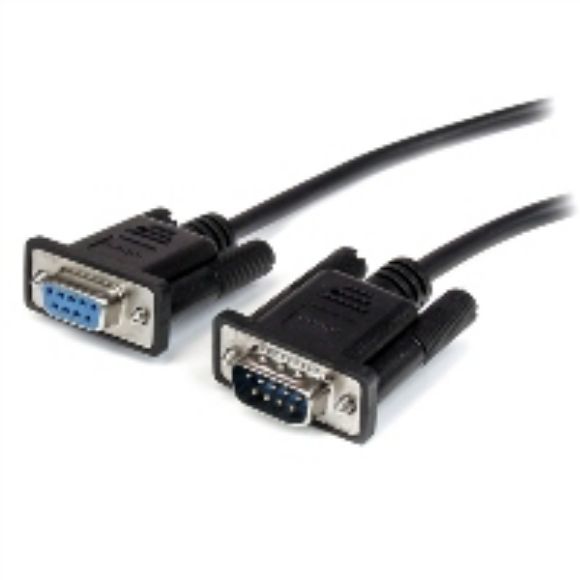 Imagen de PAQ. C/2 - STARTECH - CABLE 1M EXTENSION SERIAL RS232 DIRECTO EGA DB9 MACHO HEMB.A