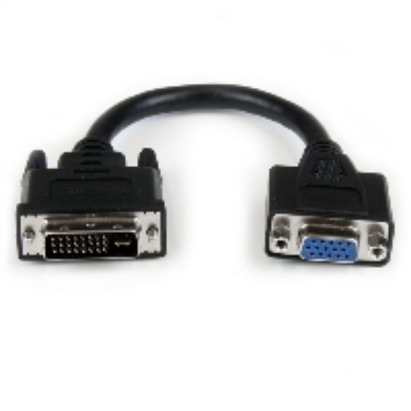 Imagen de STARTECH - CABLE 20CM ADAPTADOR DVI-I A VGA HD15 CONVERTIDOR .
